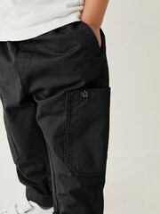 Black Side Pocket Pull-On Trousers (3mths-7yrs) - Image 4 of 6