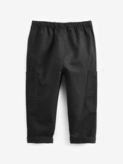 Black Side Pocket Pull-On Trousers (3mths-7yrs) - Image 6 of 6