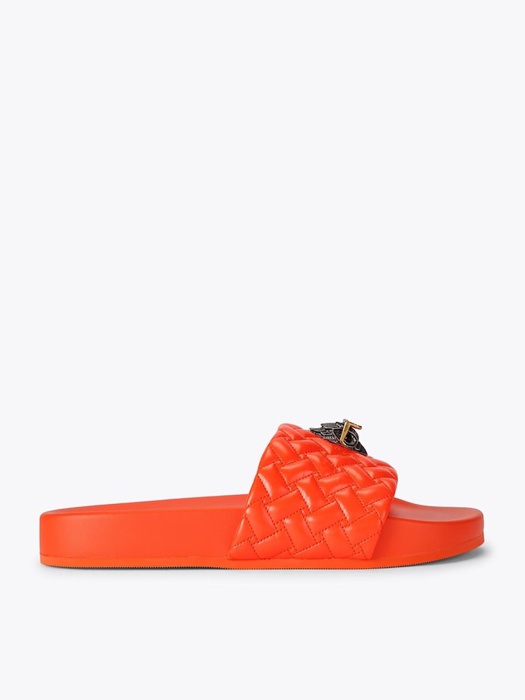 Kurt Geiger London Orange Meena Eagle Sandals - Image 1 of 5 Kurt Geiger London Orange Meena Eagle Sandals - Image 1 of 5