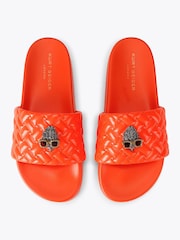 Kurt Geiger London Orange Meena Eagle Sandals - Image 3 of 5