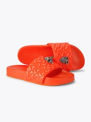 Kurt Geiger London Orange Meena Eagle Sandals - Image 4 of 5
