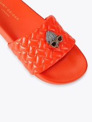 Kurt Geiger London Orange Meena Eagle Sandals - Image 5 of 5