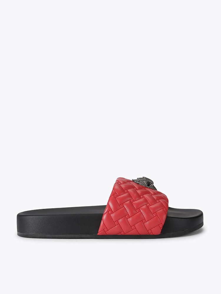 Kurt Geiger London Red Meena Eagle Sandals - Image 1 of 5 Kurt Geiger London Red Meena Eagle Sandals - Image 1 of 5
