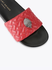 Kurt Geiger London Red Meena Eagle Sandals - Image 5 of 5