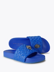 Kurt Geiger London Blue Meena Eagle Sandals - Image 4 of 5
