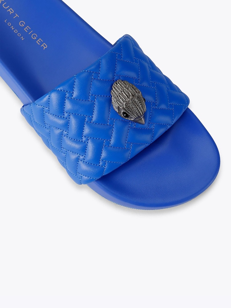 Kurt Geiger London Blue Meena Eagle Sandals - Image 5 of 5 Kurt Geiger London Blue Meena Eagle Sandals - Image 5 of 5