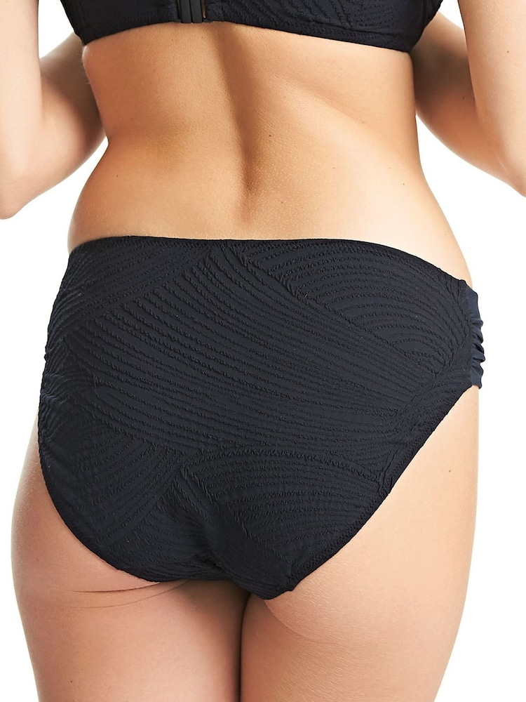 Fantasie Black Mid Waist Ottawa Bikini Bottoms - Image 2 of 4 Fantasie Black Mid Waist Ottawa Bikini Bottoms - Image 2 of 4