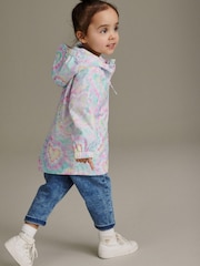 Pastel Heart Shower Resistant Printed Cagoule (3mths-7yrs) - Image 3 of 11