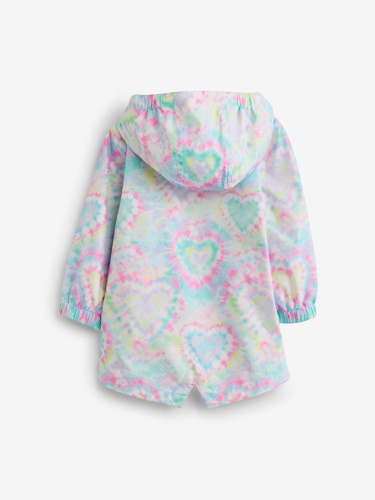 Cœur pastel - Résistant à la douche Imprimé Cagoule (3mths-7yrs) - Image 7 of 11