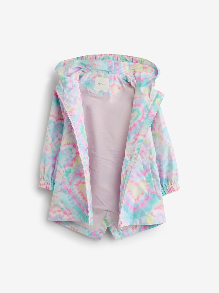 Cœur pastel - Résistant à la douche Imprimé Cagoule (3mths-7yrs) - Image 8 of 11
