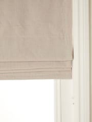 Natural Ready Made Roman Blind Blackout Linen Look - Image 5 of 8