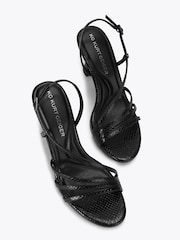 KG Kurt Geiger Black Aero Heeled Sandals - Image 3 of 5