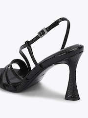 KG Kurt Geiger Black Aero Heeled Sandals - Image 4 of 5