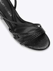 KG Kurt Geiger Black Aero Heeled Sandals - Image 5 of 5