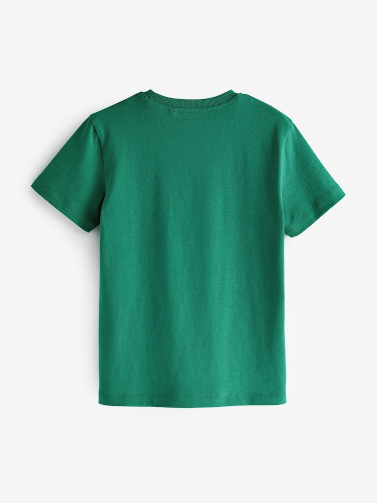 Green Forest Regular Fit Short Sleeve T-Shirt (3-16yrs) - Image 2 of 3