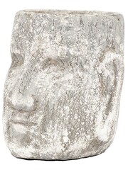 Gallery Home White Cabazon Antique Head Planter Pot Small - Image 1 of 9
