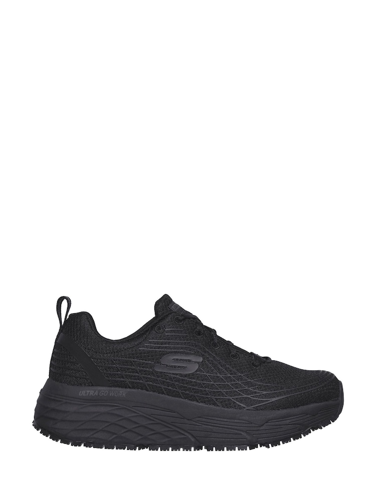 Skechers Black Womens Elite Slip Resistant Arch Fit Trainers - Image 1 of 6