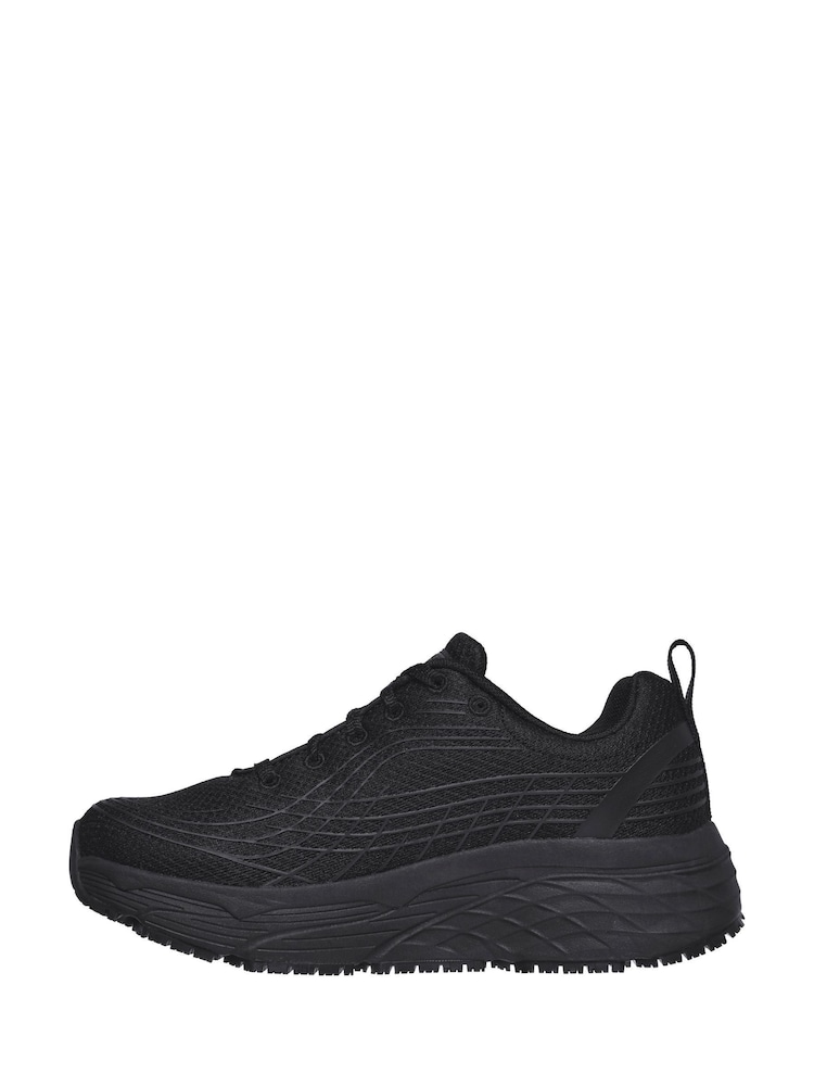 Skechers Black Womens Elite Slip Resistant Arch Fit Trainers - Image 2 of 6