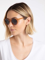 Weird Fish Yellow Williams Round Sunglasses - Image 2 of 4