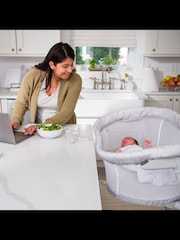 Halo Heather Weave BassiNest Flex Sleeper Crib - Image 1 of 14