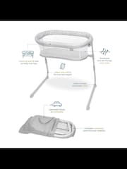 Halo Heather Weave BassiNest Flex Sleeper Crib - Image 13 of 14