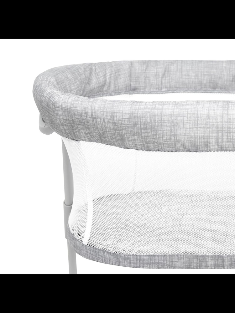 Halo Heather Weave BassiNest Flex Sleeper Crib - Image 8 of 14