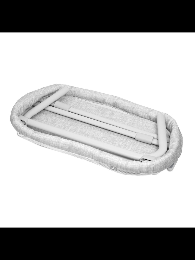 Halo Heather Weave BassiNest Flex Sleeper Crib - Image 9 of 14