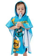 Character Blue Octonauts 100% Cotton Poncho - Image 2 of 8