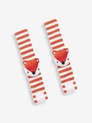 JoJo Maman Bébé Fox Wrist Soft Rattles - Image 3 of 3