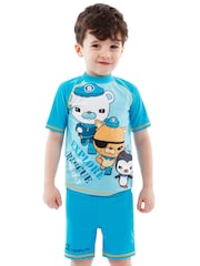 Character Blue Spiderman Top and Short Set - Image 6 of 10