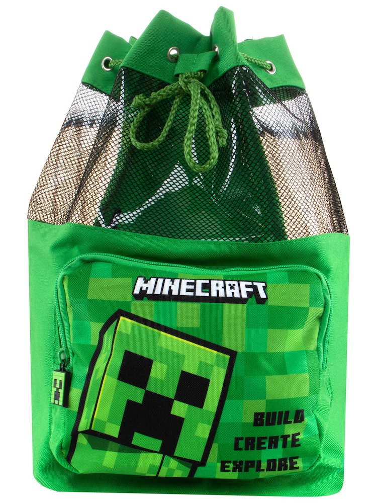 Character Green Minecraft Swim Bag - Image 1 of 5