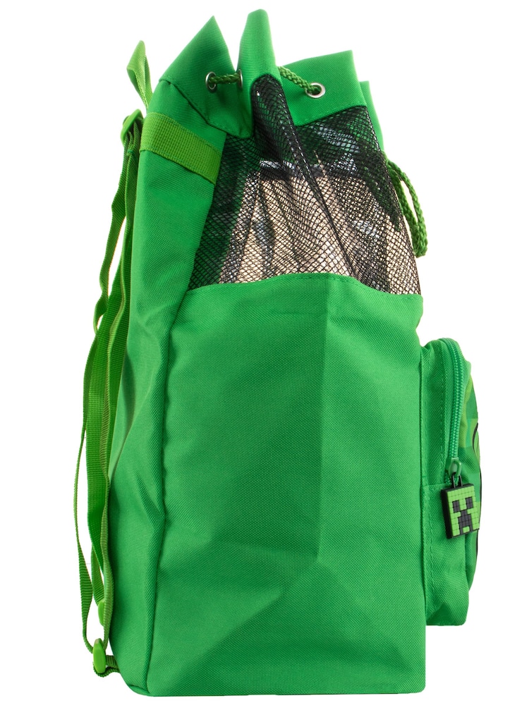 Character Green Minecraft Swim Bag - Image 3 of 5