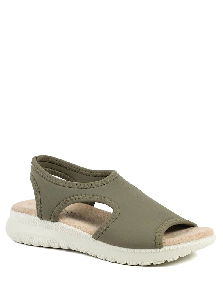 Pavers Green Stretch Comfort Sandals - Image 1 of 5