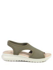 Pavers Green Stretch Comfort Sandals - Image 3 of 5