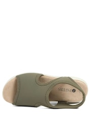 Pavers Green Stretch Comfort Sandals - Image 4 of 5