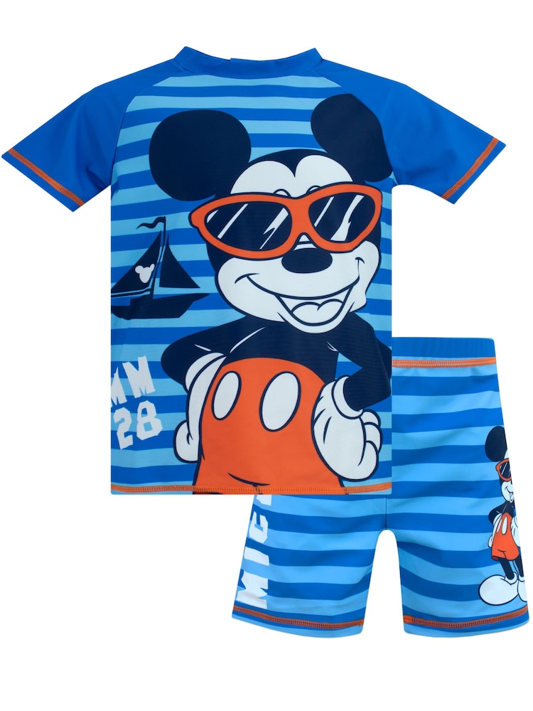 Character Blue Mickey Mouse Swim Set - Image 2 of 13