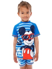 Character Blue Mickey Mouse Swim Set - Image 9 of 13