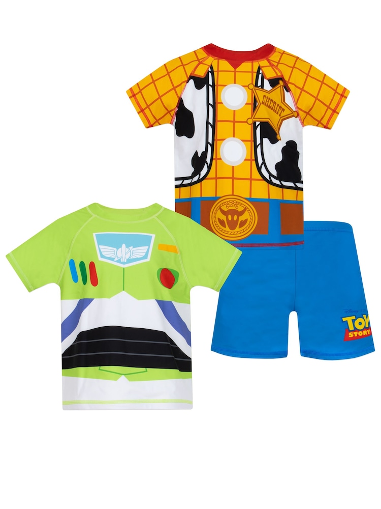 Character Blue Toy Story Swim Set 3 Piece - Image 1 of 5