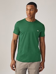 Grün - Lacoste – Luxury Pima – T-Shirt aus 100 % Baumwolle - Bild 1 von 4