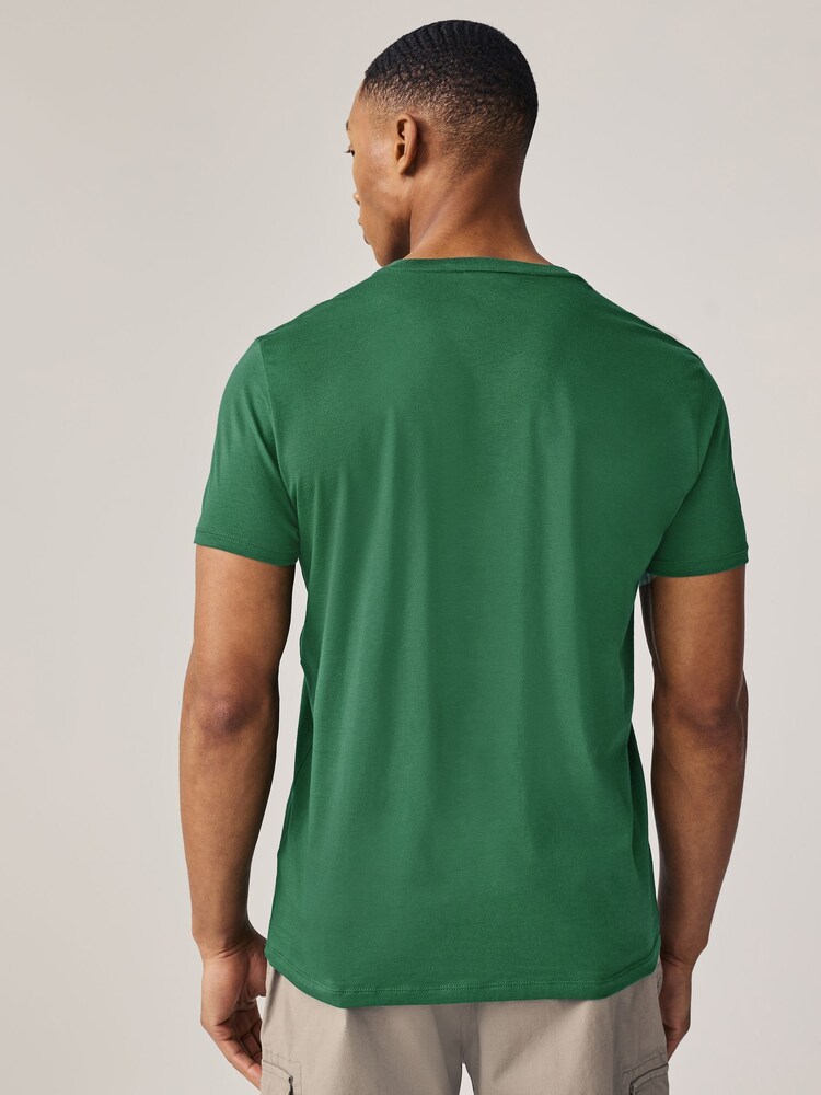 Grün - Lacoste – Luxury Pima – T-Shirt aus 100 % Baumwolle - Bild 2 von 4