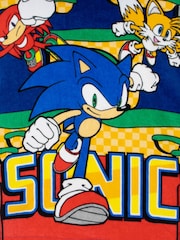 Character Blue Sonic 100% Cotton Poncho - Image 5 of 9