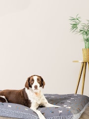 FatFace Grey Dog Pattern 100% Cotton Medium Cover - Image 1 of 3