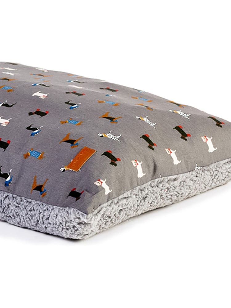 FatFace Grey Dog Pattern 100% Cotton Medium Cover - Image 3 of 3