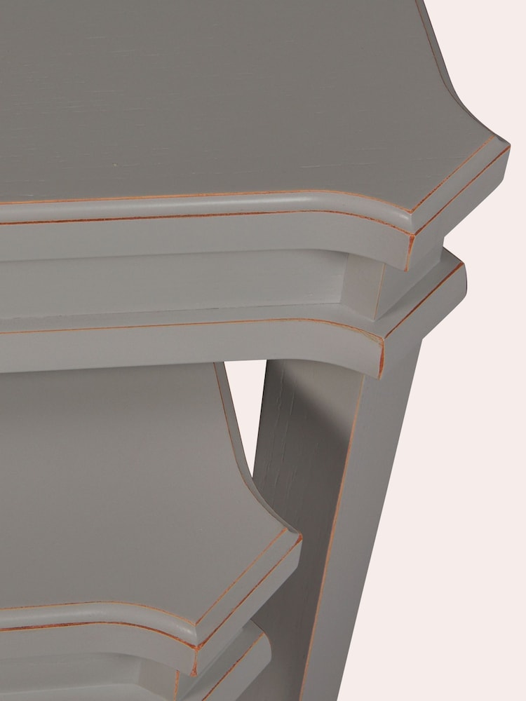 Laura Ashley Pale Charcoal Henshaw Nest Of 2 Tables - Image 5 of 5