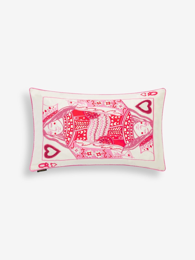 Подушка с принтом сердечек Rockett St George - Изображение 3 из 3 Подушка с принтом сердечек Rockett St George - Изображение 3 из 3