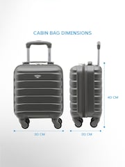 Flight Knight Lightweight 4 Wheel ABS Hard Case Suitcases Cabin Carry On Hand Luggage Approved for Over 100 Airlines - Image 2 of 7