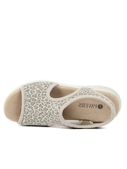Pavers Leopard Stretch Comfort Sandals - Image 4 of 5