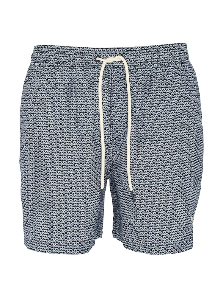 Barbour® Navy Shell Print Swim Shorts - Image 5 of 5 Barbour® Navy Shell Print Swim Shorts - Image 5 of 5