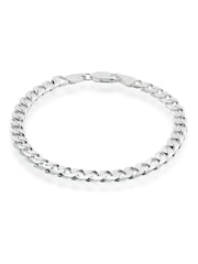 Beaverbrooks Sterling Silver Curb Bracelet - Image 1 of 5