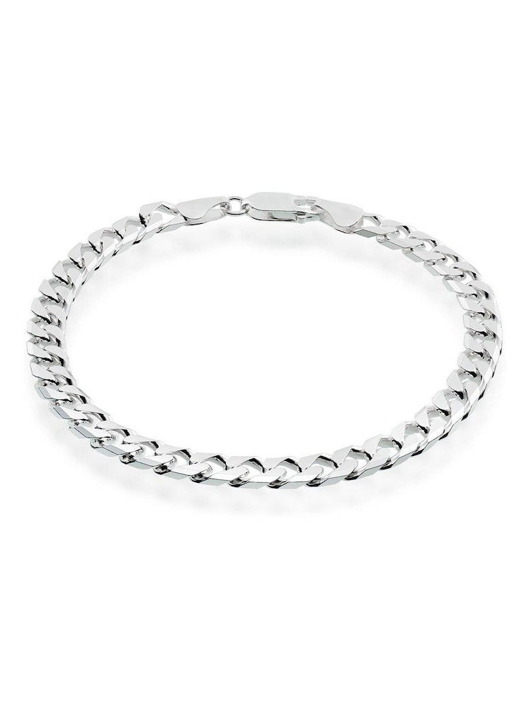 Beaverbrooks Sterling Silver Curb Bracelet - Image 1 of 5